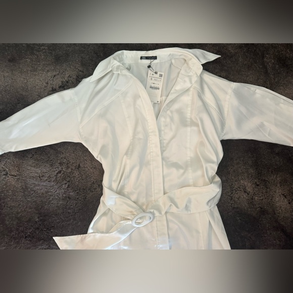 ZARA SATIN EFFECT SHIRT DRESS / REF. 8273/543 - Picture 4 of 7